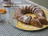 Gâteau au rooibos carrot cake et aux pommes déshydratées
