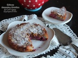 Gâteau aux amandes et griottes de Cyril Lignac