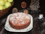 Gâteau aux pommes et à la noix de coco