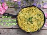 Gateau de spaghettis à la roquette