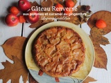 Gâteau renversé aux pommes et au caramel au gingembre