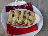 Gratin de mini crèpes
