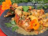 Lapin au citron et gingembre confits