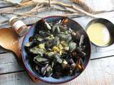 Moules à la crème au kari gosse - balade bretonne dans le Golfe du Morbihan