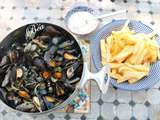 Moules au roquefort