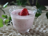 Mousse légère aux fraises et au fromage blanc