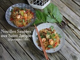 Nouilles sautées aux saint jacques