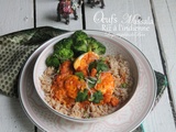 Oeufs massala, riz basmati à l'indienne - Palais indiens