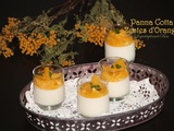 Panna cotta aux zestes d'orange