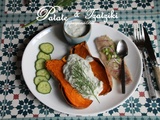 Patate douce et tzatziki