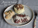 Pavé de bœuf, cuisson basse température, sauce à la truffe