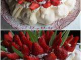 Pavlova aux fraises