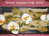 Poireaux vinaigrette et oeufs mollets