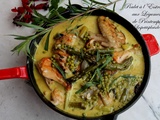 Poulet à l'estragon et aux légumes de printemps