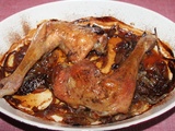 Poulet aux deux oignons et vinaigre balsamique