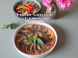 Quiche sans pâte à l'aubergine