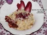 Risotto à la chicorée rouge (radicchio)