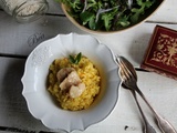 Risotto au safran et à la moelle