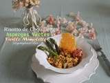 Risotto de coquillettes aux asperges vertes et vieille mimolette