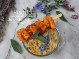 Risotto de langue d'oiseau au jus de cèpes