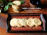 Sablés à l'huile d'olive, miel, pignons de pin et sésame