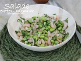 Salade aux crevettes et edamame