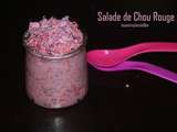 Salade de chou rouge pour un octobre rose