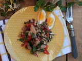 Salade de cornilles au hareng fumé
