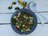 Salade de haricots verts et lupins
