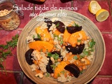 Salade tiède de quinoa aux légumes rôtis