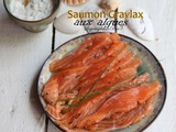 Saumon gravlax aux algues - balade normande à Luc sur Mer