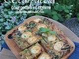 Scarpattia de courgettes et chèvre - balade italienne au jardin Boboli de Florence