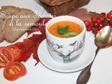 Soupe aux tomates à la semoule