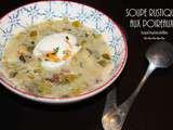 Soupe rustique aux poireaux