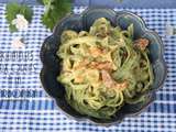 Tagliatelles aux orties à la carbonara