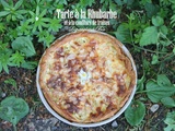 Tarte à la rhubarbe et à la confiture de fraises