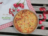 Tarte alsacienne à la rhubarbe - balade alsacienne à Thann