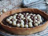 Tarte au chocolat et aux Kit Kat Ball