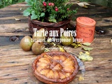 Tarte aux poires au caramel de vergeoise brune