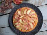 Tarte aux pommes et à la grenade