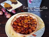 Tarte aux prunes d'Ente au vin rouge épicé