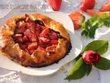 Tarte rustique aux fraises