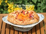 Tarte rustique aux pêches et aux abricots