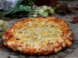 Tarte rustique aux raisins sans pépin et aux amandes