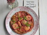 Tarte tatin aux prunes et aux noisettes