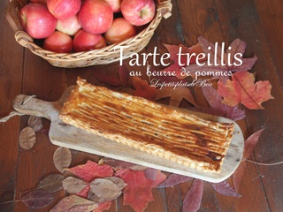 Tarte treillis au beurre de pommes