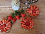 Tartelettes à la crème d'amandes et fraises