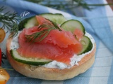 Tartelettes fraicheur au tzatziki à l'aneth et saumon fumé