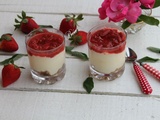 Tiramisu léger à la compotée rhubarbe fraises