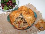 Tourte aux cailles à la normande